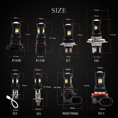 Автомобильные света тумана СИД 16SMD