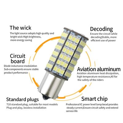 Шарики светов кабеля СИД автомобиля 120SMD
